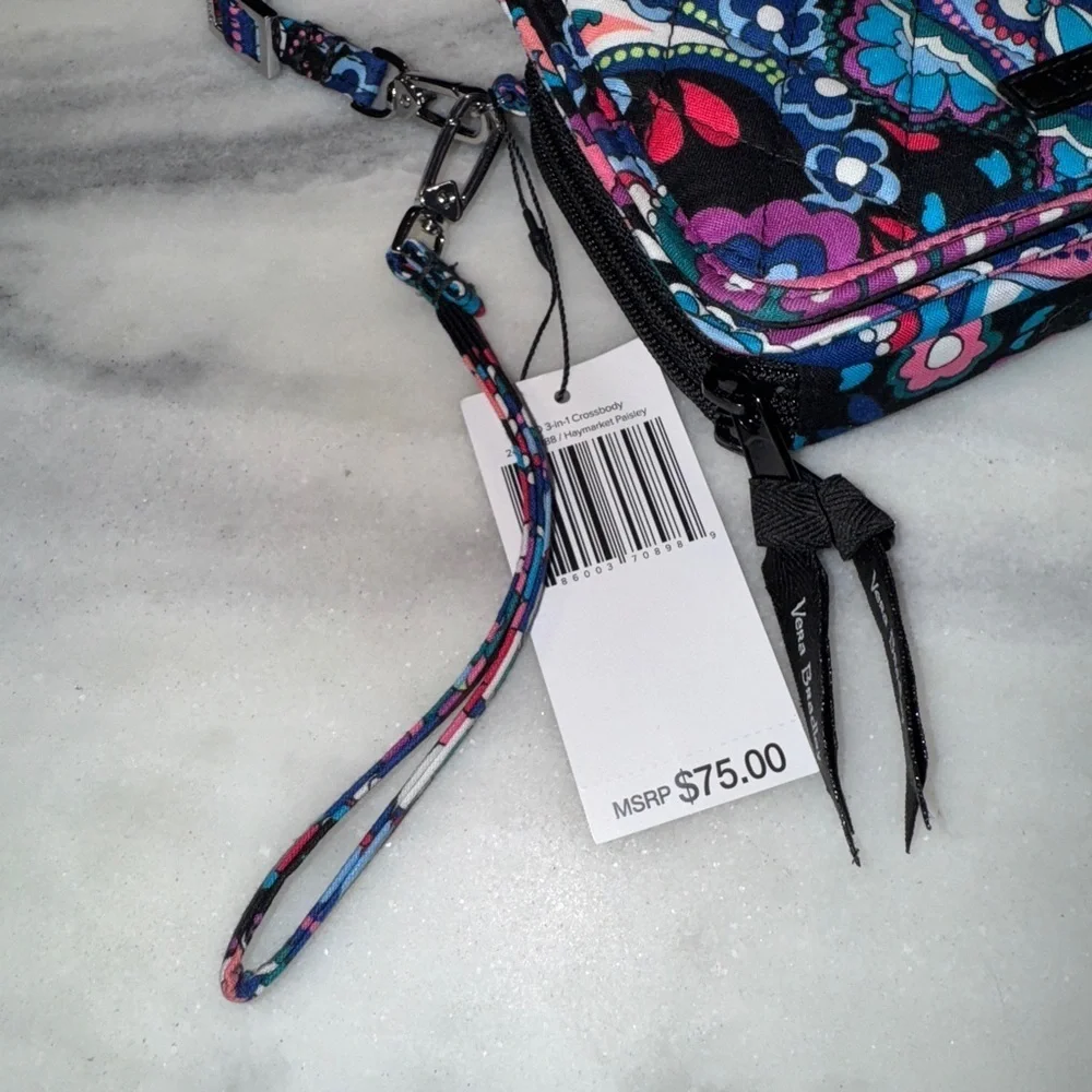 NWT Vera Bradley All in One Wristlet, Purse, Wallet crossbody - Picture 2 of 6